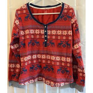 Tommy Hilfiger Womens Pajamas Thermal Long Johns Pajama‎ Set Sleep Lounge XL